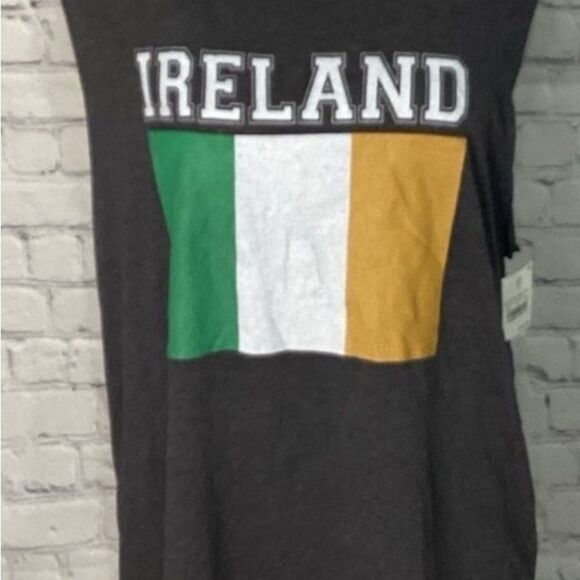 Fifth Sun Tank Top Women’s Size XL Color Heathered Charcoal Ireland NWT - Picture 5 of 7